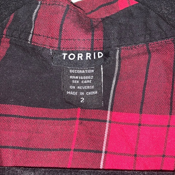 Torrid plaid shirt - Picture 5 of 6
